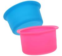 HEMOTON Set 2 Ciotole Scaldacera in Silicone Resistenti al Calore, Contenitori per Fusione Cera per Depilazione Professionale e Uso Domestico, Accessori Interni Facili da Pulire