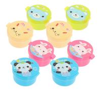 HEMOTON Set 2 Contenitori per Condimenti Portatili Scatole Mini per Salsa e Aceto in Pp e Pe Design Compatto Facile da Pulire, per Uso Picnic e Casa Riutilizzabile