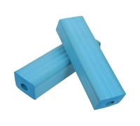 HEMOTON Set 2 Pezzi Ammortizzatori per Piastra di Peso Blu 42x12x9 Cm Finitura Antiscivolo, Cuscinetti Paraurti per Bilanciere per Protezione Pavimento Palestra Domestica e Commerciale