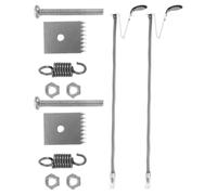 HEMOTON Set 2 Pezzi di Attrezzi per Legatrice Piante con Componenti in Acciaio Inossidabile Argento, per Migliorare Efficienza Giardinaggio