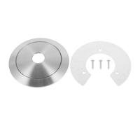 HEMOTON Set 3 Paralumi a Disco in Ferro con Base a Piattello E14 E27, Design Elegante, Effetto Luce Morbida, Ideale per Soggiorno e Casa