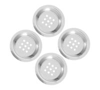 HEMOTON Set 4 Pezzi Accessori per Bruciatore di Incenso in Acciaio Inossidabile Piatto Interno e Schermo in Metallo Nero Ricambio per Incensiere Arabo Mediorientale Leggero e Facile da