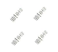 HEMOTON Set Di 4 Adesivi Per Chitarra Decalcomanie Per Tastiera Per Strumenti Musicali Acustici Ed Elettrici Toppe Autoadesive Decorazioni Per Chitarra