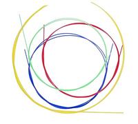 HEMOTON Set di 4 Corde per Ukulele in Nylon Colorate, Ricambio per Corde Usurate Suono Nitido, Design Creativo per Principianti e Musicisti