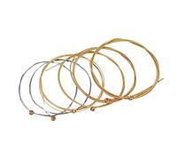 HEMOTON Set Di 6 Corde Per Chitarra Acustica Folk Da 0 3 Mm A 1 35 Mm Anima in Acciaio Suono Ricco