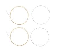 HEMOTON Set Di Corde Per Banjo A 4 Corde Risonanza Ricca Forte Potere Penetrante Realizzate in Acciaio Sensazione Confortevole Tatto