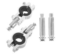 HEMOTON Set Staffa di Espansione Manubrio Moto 22-28mm in Lega di Alluminio con Viti per Paramani, Supporto Multifunzionale per Accessori Motociclistici, Installazione Fai da Te per Atv