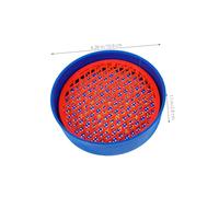 HEMOTON Setaccio per Terreno da Giardino Manuale in Plastica 3 Reti Intercambiabili, Utensile Leggero per Filtraggio di Rocce e Ghiaia, Strumento Giardinaggio per Rimozione Colore Casuale