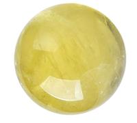 HEMOTON Sfera Semplice in Valore Giallo Cristallo Ornamentale, Design per Decorazione Casa e Ufficio