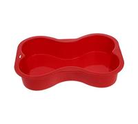 HEMOTON Silicone a Forma Di Osso Di Cane Torta Di Ossa Di Cane Stampo in Silicone Per Cupcake Osso Per Cani Stampini Gommosi Fai Da Te Cappello Di Compleanno Di Grandi Dimensioni