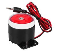 HEMOTON Sirena Allarme Abs per Sistemi di Sicurezza Casa e Veicoli Suono Chiaro e Alta Durabilità, Mini Sirena Antifurto Cablata 12v per Ufficio e Negozio