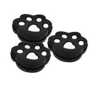 HEMOTON Smorzatori per Racchetta da Tennis 3 Pezzi in Silicone Neri a Forma di Fiore, Ammortizzatori Antivibrazione Leggeri e Portatili, Accessori Tennis per Migliorare Controllo