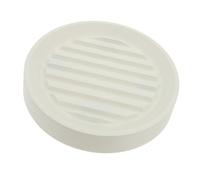 HEMOTON Sottovaso Tondo Mobile con Ruote Nascoste Bianco 25, 5 Cm | Pp, Gomma e Acciaio, per Vasi e Piante in Vaso, Uso Giardinaggio, Facile da Spostare