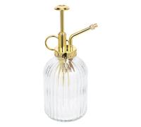 HEMOTON Spruzzino Acqua in Vetro da 350ml per Piante Design Vintage e Pompa per Annaffiare Piante da Giardino