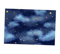 HEMOTON Starry Night Photography Backdrop Star Background Cloth for Birthday Parties Wedding Decor and Photo Booths