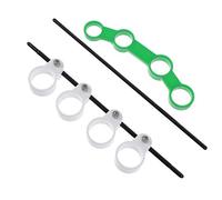 HEMOTON Strumento Portatile Per Lespansione Delle Dita Della Chitarra Set Da 2 Pezzi Per Basso Elettrico Ukulele Pianoforte Sassofono Comoda Impugnatura Curva