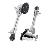 HEMOTON Supporto Inferiore Per Grancassa 2 Pezzi in Acciaio Inox Per La Sostituzione Delle Gambe Della Grancassa E Degli Accessori Per Basso.