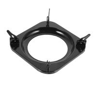 Hemoton, supporto per fornello a gas, supporto per fornello a gas, griglia per fornello da campeggio, a forma di croce, anello di supporto per caffettiera, forno, cucina, nero