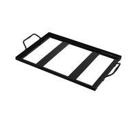 HEMOTON Supporto Piastra Smaltato Scuro Resistente per Griglia Esterna e Stabile e Antifuoco Accessorio BBQ Professionale per Leggero e Durevole