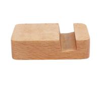 HEMOTON Supporto Smartphone in Legno da Scrivania, Portatile, per Lettura | Posizionamento Orizzontale e Verticale, per Ricarica Durante la Visione, Colore Khaki, Stile Semplice Moderno