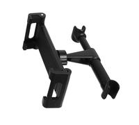 HEMOTON Supporto Telefono Auto Sedile Posteriore Girevole 360° Nero ABS | Poggiatesta e Smartphone, Intrattenimento in Viaggio, Metallo Resistente, per Famiglie e Autisti