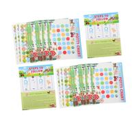 HEMOTON Tabella e Adesivi Per Addestramento Al Vasino Per Ragazzo Ragazza Ragazza Piccoli Tabella Degli Adesivi Per Uso Del Vasino Carini e Colorati Per Incentivare Apprendimento Igienico