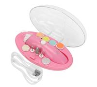 HEMOTON Tagliare Le Unghie Dei Ragazzo Ragazza Tagliaunghie Elettrico Kit Lucidatura Unghie Strumenti Per Ragazzo Ragazza Senza Batteria Rosa Diverse Testine Di Rifinitura Materiale Di Des