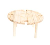 HEMOTON Tavolo in Legno Portatile Per Esterni Tavolo Da Picnic Per Vino e Frutta Compatto e Resistente