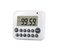 HEMOTON Temporizzatore Timbracartellini Orologio Magnetico Ultra Sottile Dispositivo Di Cronometraggio Da Laboratorio Timer Da Cucina Digitale Numero Conto Alla Rovescia