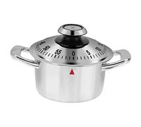 HEMOTON Timer Meccanico Forma Di Pentola Timer Creativo Per Cucina Per Cottura Frittura e Bollitura Strumento Pratico Per Gestione Del Cucina Per Cucinare Senza Bruciare Cibi