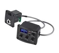 HEMOTON Ukelele Piezo Pickup Equalizzatore Band e Sintonizzatore Lcd Amplificazione Per Chitarra e Ukulele Controllo Volume e Display Sensibile