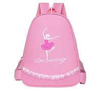 HEMOTON Zaino da Ballo per Bambini e Ragazze, Tracolla Regolabile, Leggero e Colorato, Borsa da Viaggio per Danza Latina e Classica, per Scuola, Viaggi e Uso Quotidiano