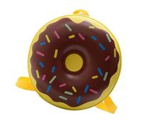 HEMOTON Zaino per a Forma di Ciambella Giallo Borsa Portatile Portaoggetti per Scuola e Viaggi Zaino Pratico per Ragazzi e Ragazze