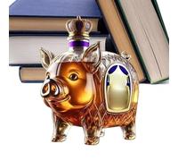 Hemousy Bottiglia Whiskey A Forma Di Animale - Decanter Per Whisky Con Animali Divertenti | Bottiglia Vuota Per Liquori Originale, Statua Da Tavolo Creativa Come Oggetto Decorativo Per La Casa