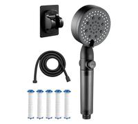 Hemousy Doccia Filtrante - Filtro Per Testa Di Doccia Portatile,Per Bagno Appartamento Dormitorio Campeggio Hotel