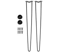 Hemousy Gambe per Tavolino - 2X Gambe Per Tavolo Da Pranzo In Metallo,Supporto Resistente Piedi Sostitutivi Per Armadi Divani Cassettiere