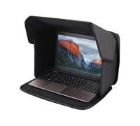 Hemousy Laptop Sun Shade for Working Outside, Foldable Laptop Privacy Screen Sunshade Tent for Outdoor