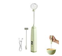 Hemousy Montalatte - Mini Miscelatore Elettrico Portatile Potente A 3 Velocità | Miscelatore Bevande, Schiumatore Per Latte E Frusta | Per Albumi, Crema, Cioccolata Calda E Bevande Al Cacao