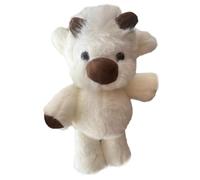 Hemousy Peluche che corre, running cow plush, 17 inch cute interactive moving legs highland cow stuffed animals for kids adults