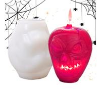 Hemousy Per Candele Halloween | Forme In Silicone Per Creare Ornamenti Decorativi - Stampo Facile da Scolare per Resina Epossidica e Gesso Progetti a Tema Halloween