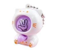 Hemousy Portachiavi con animali da donna, ciondolo con pendente per borsa | Novità portachiavi con forma di animale,Portachiavi interattivo con gioco di indovinelli per ragazzi, ragazze e adulti