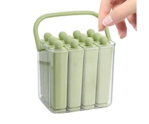 Hemousy Stampo Cubetti Di Ghiaccio Lunghi | Forma Lunga In Silicone Riutilizzabile | Vassoio per Cubetti di Ghiaccio | Per Bere, Cibo, Frutta, Bevande, Campeggio, Picnic, Casa, Congelatore In Estate