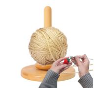 Hemousy Supporto per Gomitoli di Filato,Avvolgitubo per Filati da Maglieria - Avvolgifilo con Rotazione 360 Gradi - per Lavori Manuali di Maglia Tessitura Ricamo e per Uso in Casa Studio e Ambiente di
