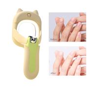 Hemousy Tagliaunghie per - Tagliaunghie Elettrico Con Luce LED E 25X Ingrandimento,Strumento Automatico Sicuro Con Forbici Per Toelettatura Per Casa Bambini Viaggio Cura E Famiglie E Lista Regalo