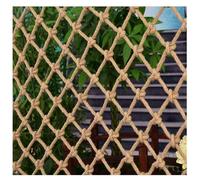 Hemp Rope Net Kids Climbing Safety Tree House & Playground Protection Heavy Duty Decorative Netting 8mm rete balcone(8/10cm,2 * 4m)