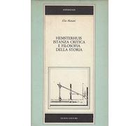 Hemsterhuis: istanza critica e filosofia della storia