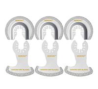 HEMUNC 6 lame oscillanti diamantate per utensili multiuso, lame per sega per taglio di malta precise per la rimozione della malta e per il taglio morbido delle piastrelle