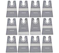 HEMUNC Lame oscillanti per raschietti, 10 lame rigide, 2 flessibili, universali per multiuso, acciaio inossidabile, per adesivi, vernice, pavimenti, calafataggio, 12 pezzi, Argento