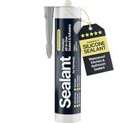 Hemway Sigillante e Adesivo per Cucina e Bagno, Grigio Chiaro 300ml