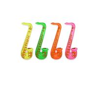 Hen and Stag Accessories - Set di sassofoni gonfiabili (confezione da 4) multicoloured